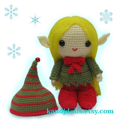 Elfy the Elf, Amigurumi crochet pattern