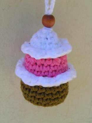 Cupcake ornament