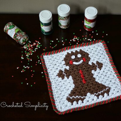 Gingerbread Man Hot Pad