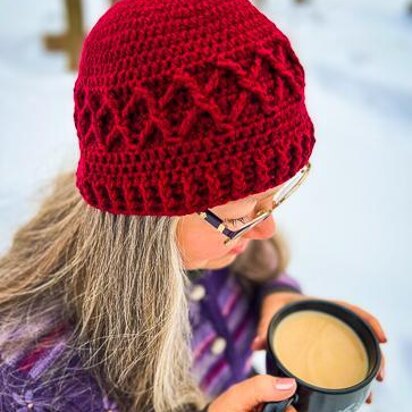 Lattice beanie