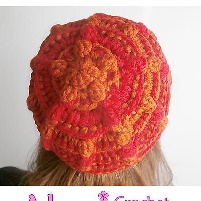 PUFFY FLOWER beanie _ M46