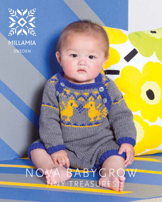 Nova Babygrow in MillaMia Naturally Soft Aran