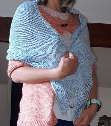 Pebble and beach shawl