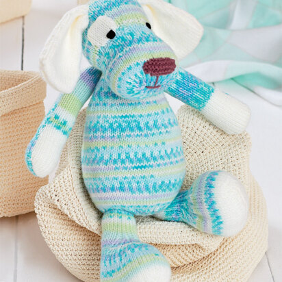 Dog Toy in Sirdar Snuggly Baby Crofter DK, Snuggly DK and Bonus DK - 1458 - Downloadable PDF