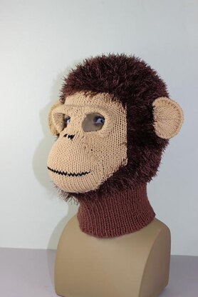 Toddler Child and Adult Monkey Mask Balaclava