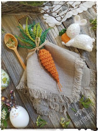 Carrot treat for bunny