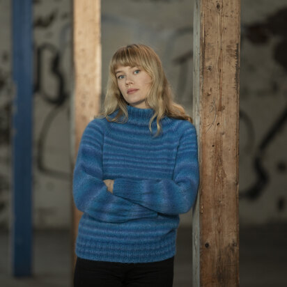 Simone Sweater in Viking of Norway Nordlys and Kid Silk - UK-2205-4 - Downloadable PDF