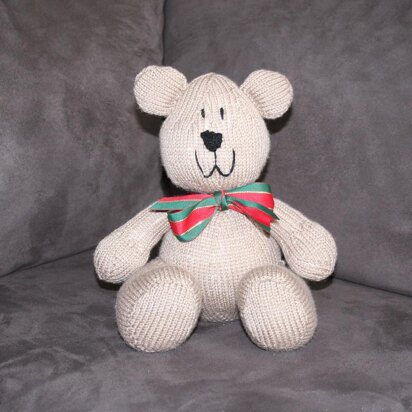 Sam Bear - teddy bear knitting pattern - knitting pattern