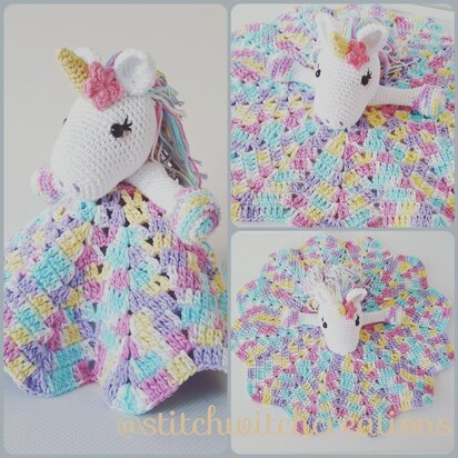 Lavender Unicorn Snuggle Blanket