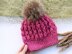 Puff Stitch Fiore Hat