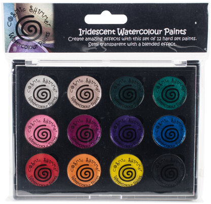 Creative Expressions Cosmic Shimmer Iridescent Watercolor Palette Set 2 - Carnival Brights