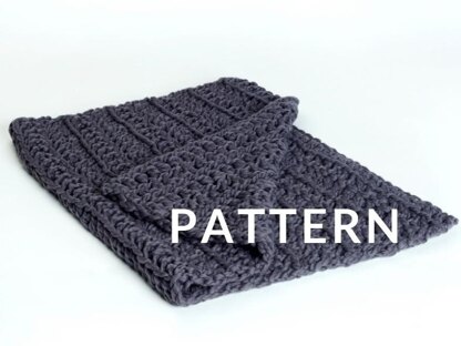 Crochet Baby Blanket in Loopy Mango Merino No. 5 - Downloadable PDF