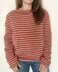 Skinny Stripe Roll Neck