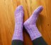 Ribbon Curl Socks
