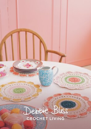 "Dashing Doilies" - Crochet Pattern For Home in Debbie Bliss Baby Cashmerino - DBS062