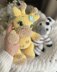 Giraffe and Zebra plush toys