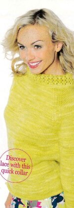 Lace Neck Jumper