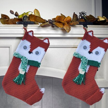 Fox Christmas Stocking