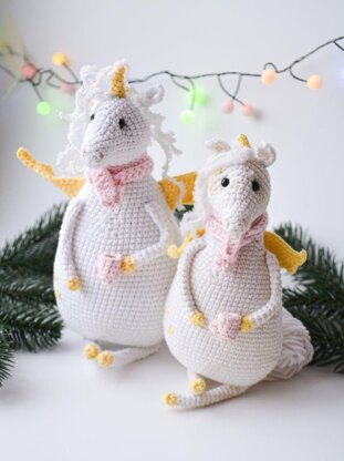 Unicorn with coffee amigurumi
