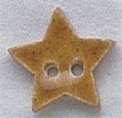 Mill Hill Button 86237 - Small Star - Speckled Gold