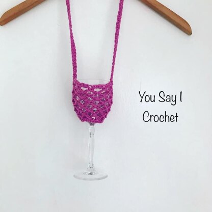 Crochet Wine Glass Holder