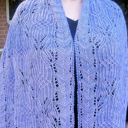 Shiso Cluster Lace Shawl