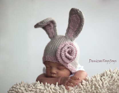 New Born Baby Bunny Hat