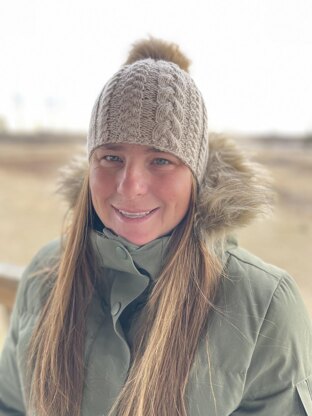 Adult Simple Cable Hat