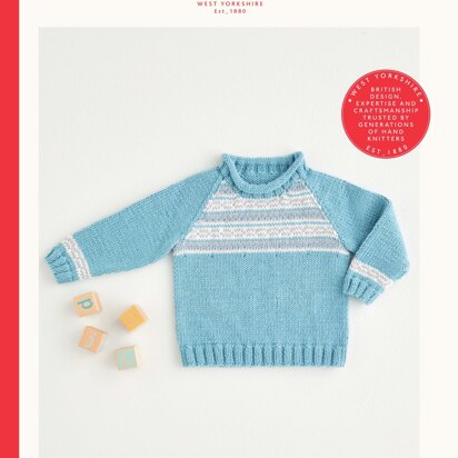 Sirdar 5385 Raglan Fair Isle Sweater PDF