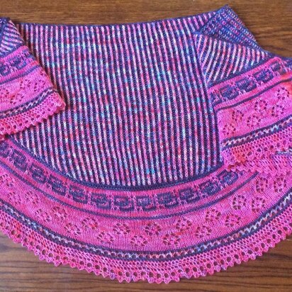 RESILIENCE shawl - knitting pattern