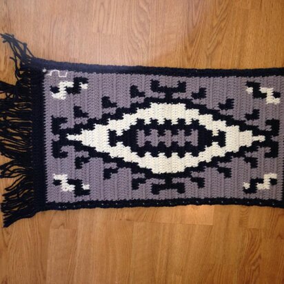 Two Gray Hills Fringed Throw