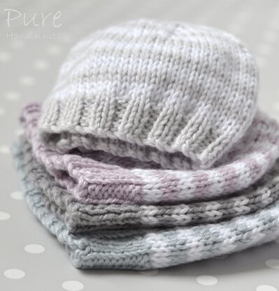 4 ply preemie and newborn baby hat 'Little One'