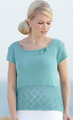 3/4 and Short Sleeved Tops in Sirdar Cotton DK - 7498 - Downloadable PDF