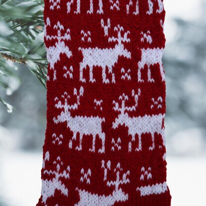 Moose Christmas Stocking II