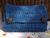 Blue Belle Crochet Clutch Bag