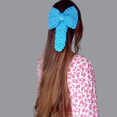 Crochet Dainty Hair Bow Pattern