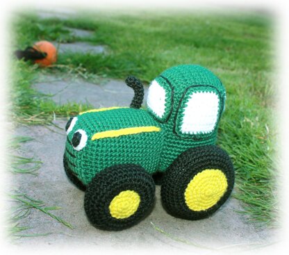 Green Tractor Crochet Pattern