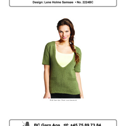 Army Top in Allino in BC Garn - 2224BC - Downloadable PDF
