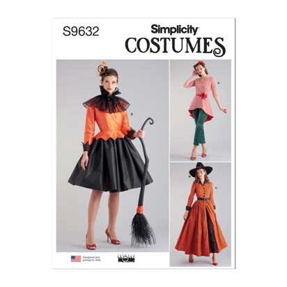 Simplicity Misses' Costumes by Theresa Laquey S9632 - Sewing Pattern