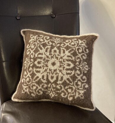 Floral Mandala Pillow Cover