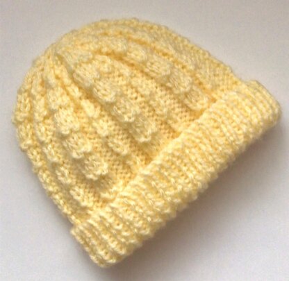 Little Ladders Baby Beanie Hat Knitting pattern by Seasonknits