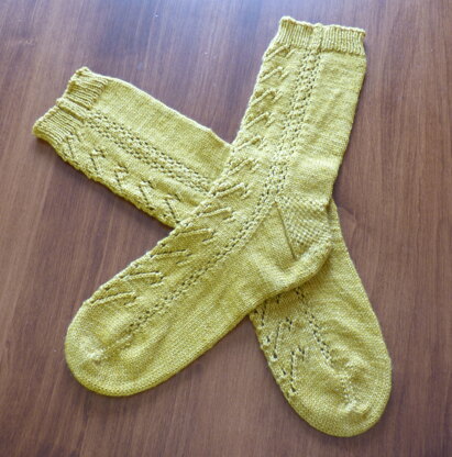 Lily's Gold Malabrigo Socks