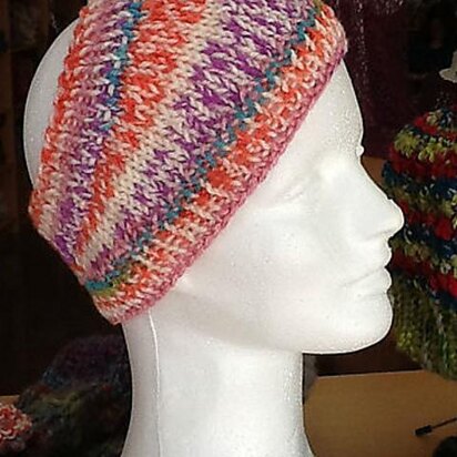 Cancer Walk Earwarmers - knitting pattern
