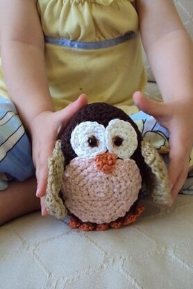 Crochetbury Baby Morepork Owl