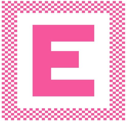 Letter E