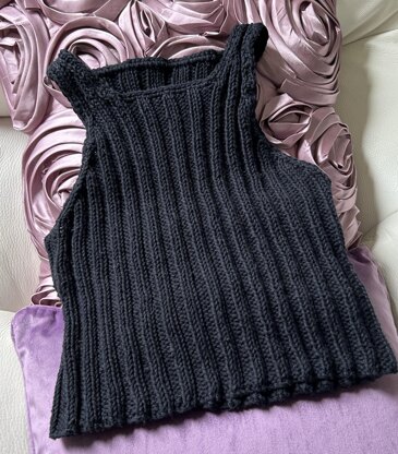 AW05 Cropped Rib Top