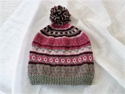 "Lena" Fairisle Hat