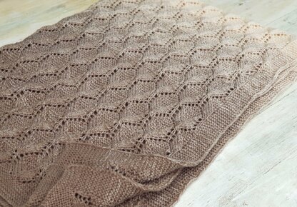 Lacy Baby Blocks Blanket