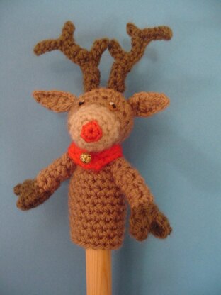 Rudolf the Red-nosed Reindeer Finger Puppet