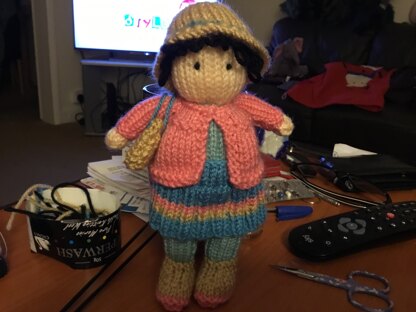 Granny Pearl loves knitting